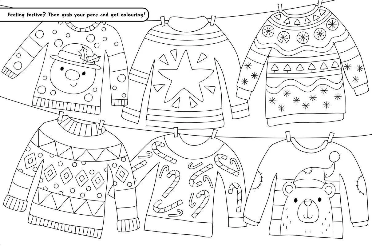 ■ The Christmas Jumper Colouring Book