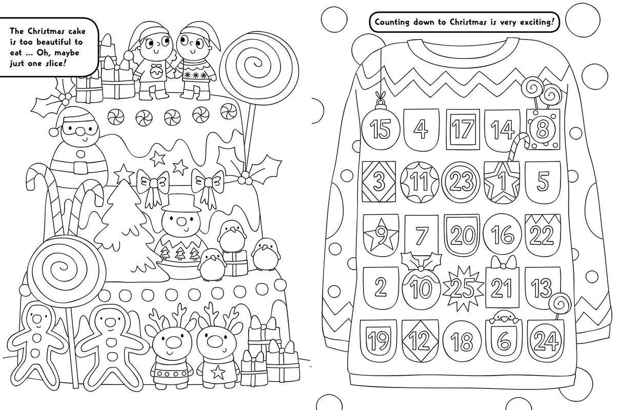 ■ The Christmas Jumper Colouring Book