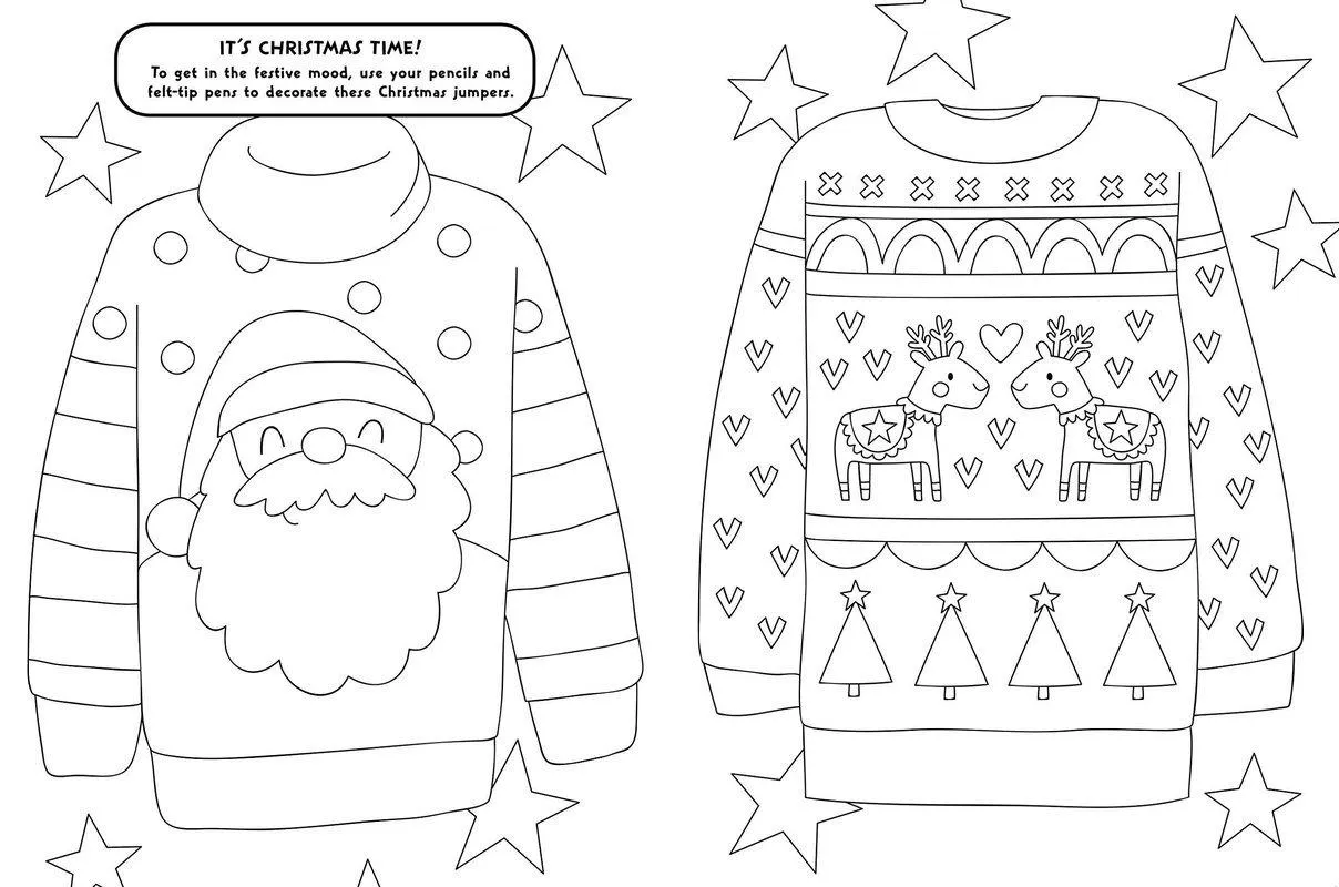 ■ The Christmas Jumper Colouring Book