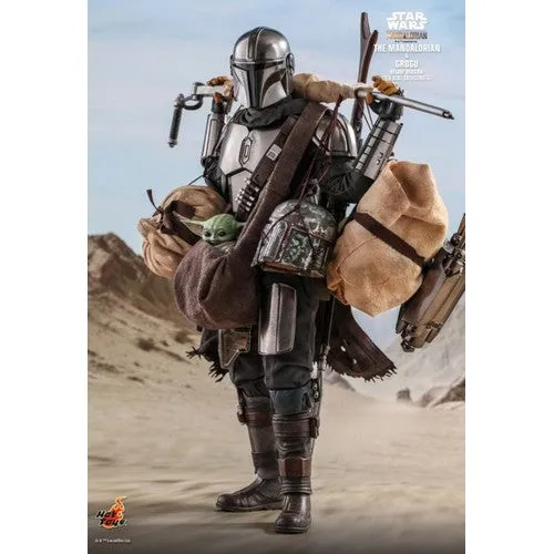 1:6 Star Wars : The Mandalorian - The Mandalorian & Grogu Figure DELUXE Set TMS052 Hot Toys