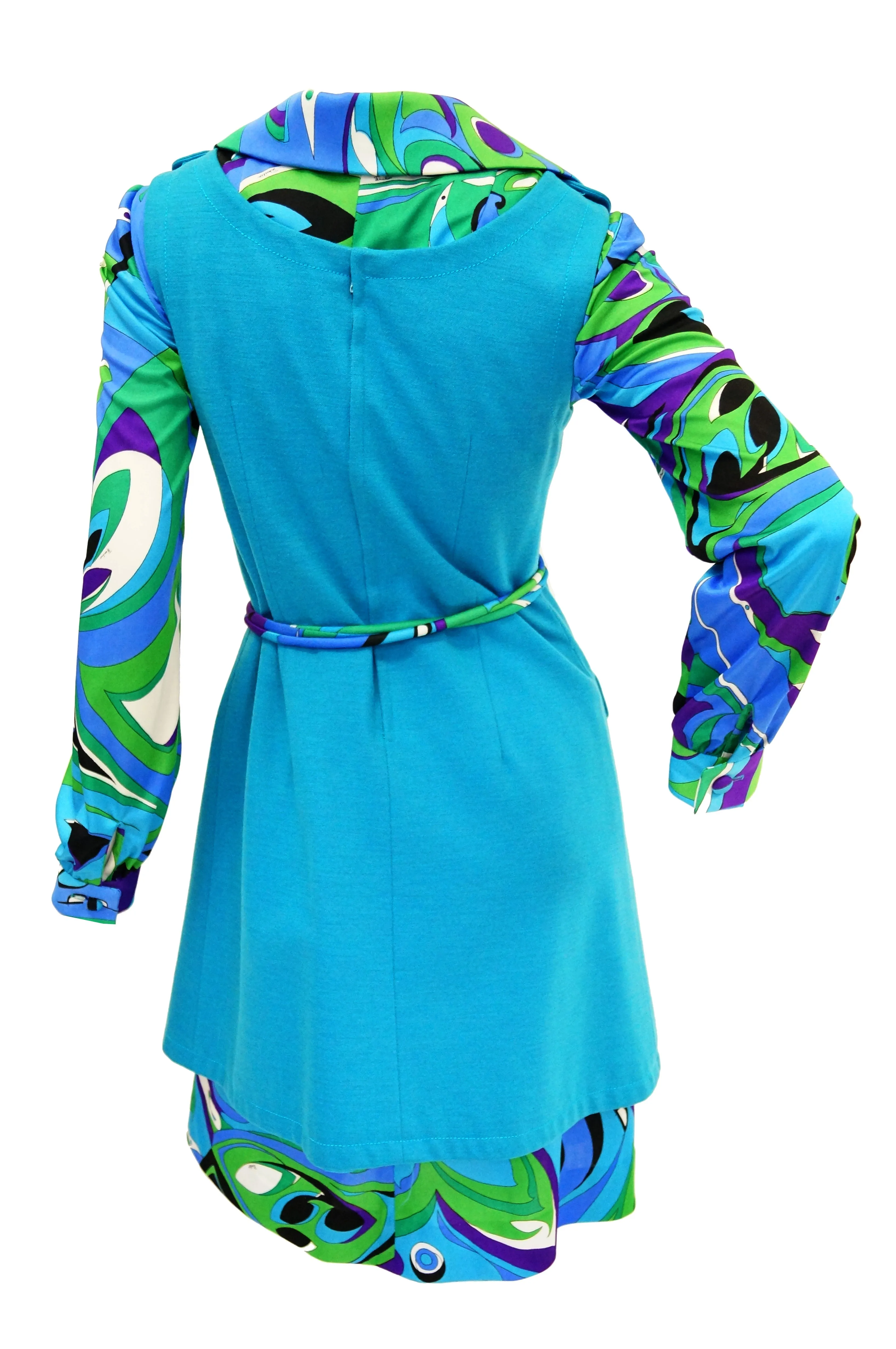 1974 Iconic Emilio Pucci for Braniff Airline Stewardess Uniform