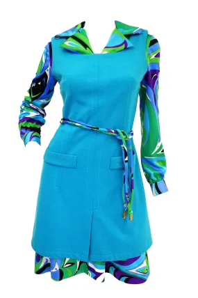 1974 Iconic Emilio Pucci for Braniff Airline Stewardess Uniform