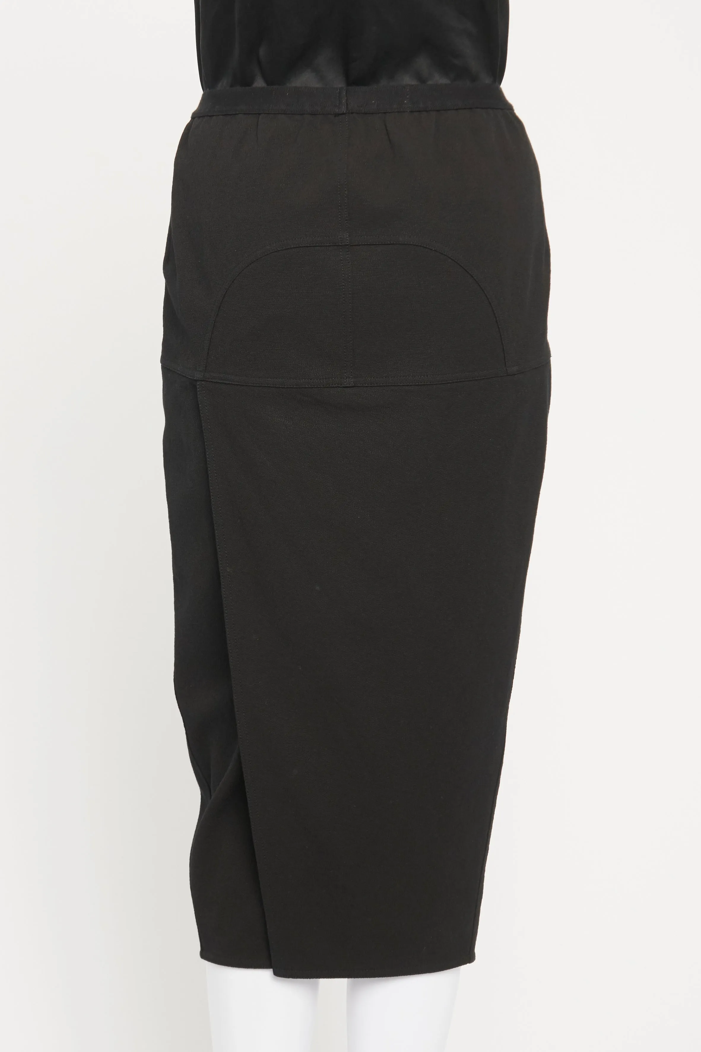 2019 Black Preowned Pencil Skirt