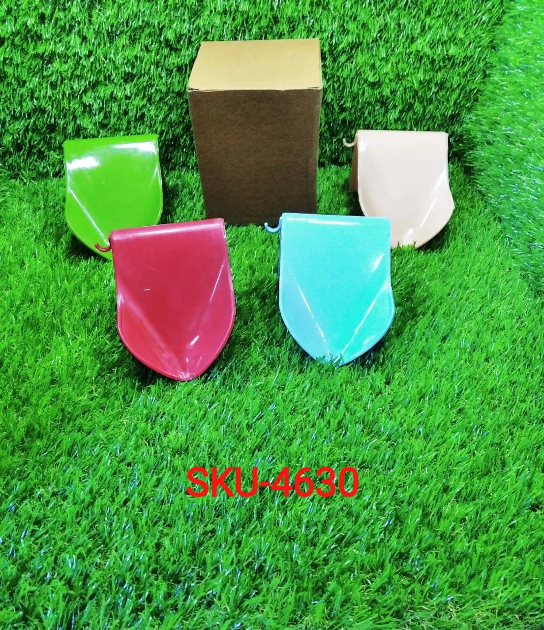 4630 Water Sliding Soap Case / Soap Holder / Soap Box for Bathroom (Pack of 4)