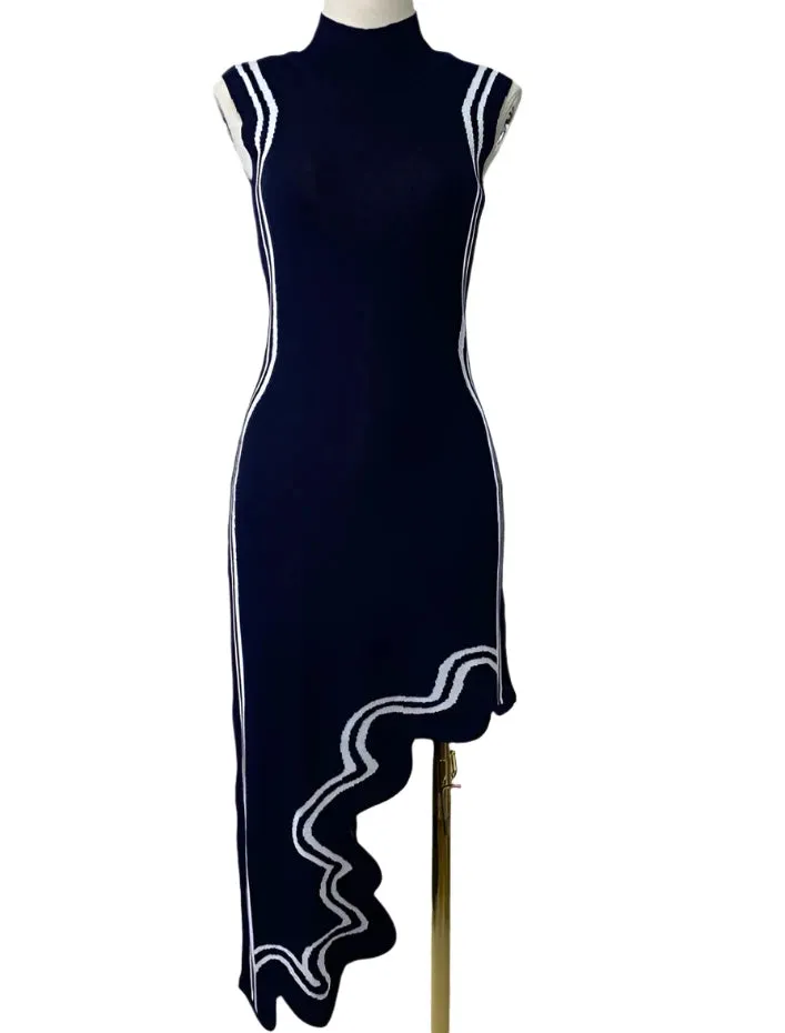 A&A Picasso Asymmetric Bodycon Dress