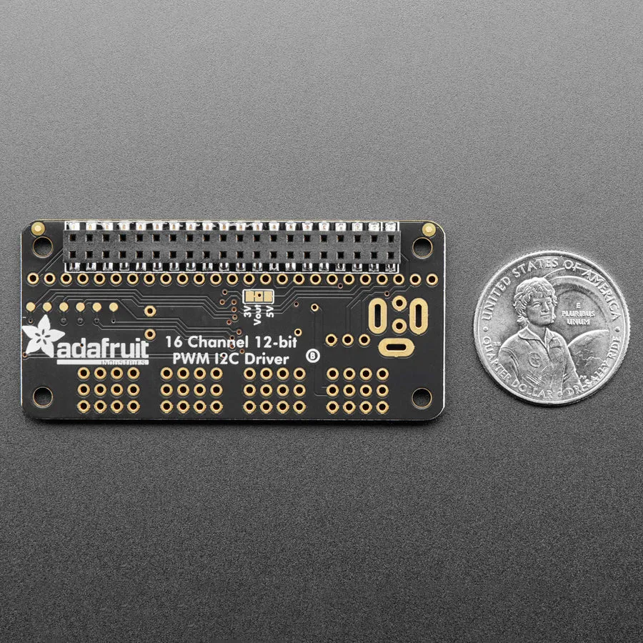 Adafruit 16-Channel PWM / Servo Bonnet for Raspberry Pi