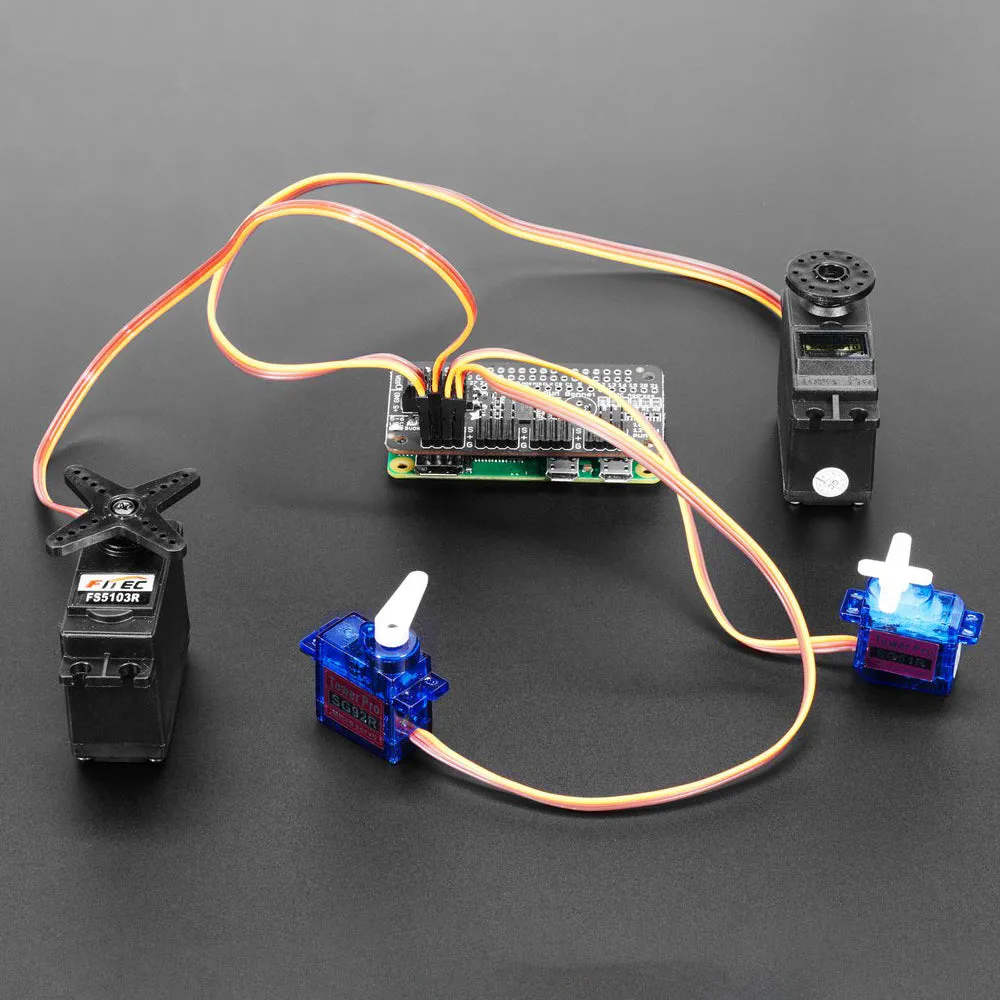 Adafruit 16-Channel PWM / Servo Bonnet for Raspberry Pi