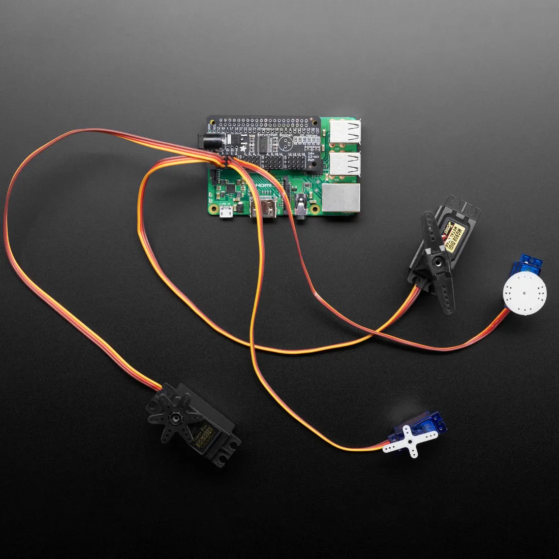 Adafruit 16-Channel PWM / Servo Bonnet for Raspberry Pi