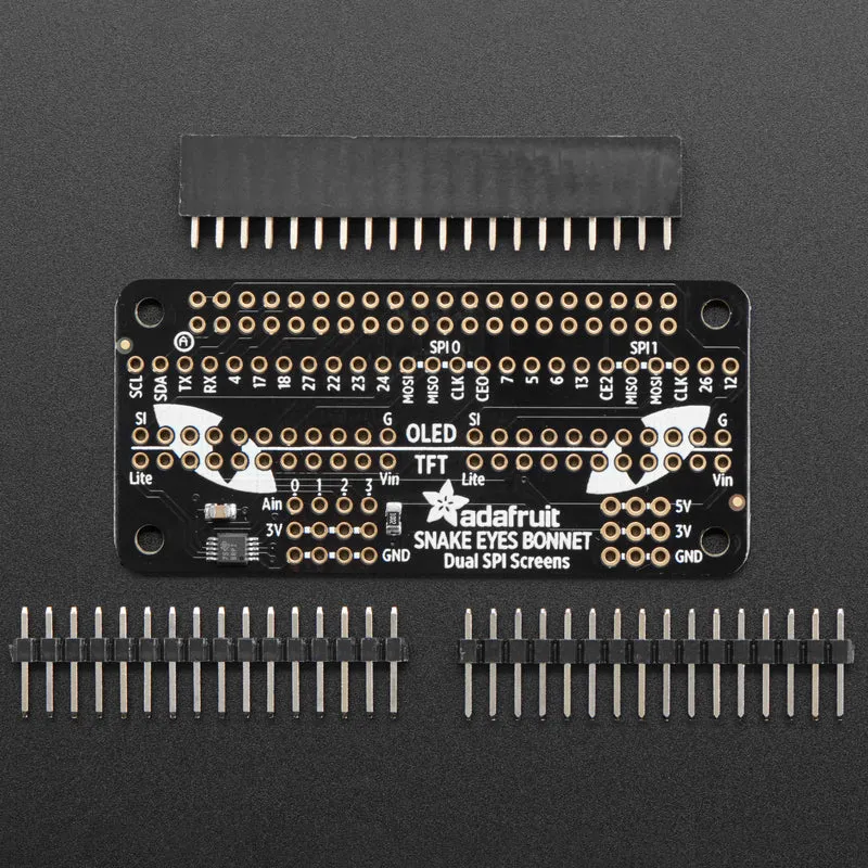 Adafruit Animated Eyes Bonnet for Raspberry Pi Mini Kit - Without Displays