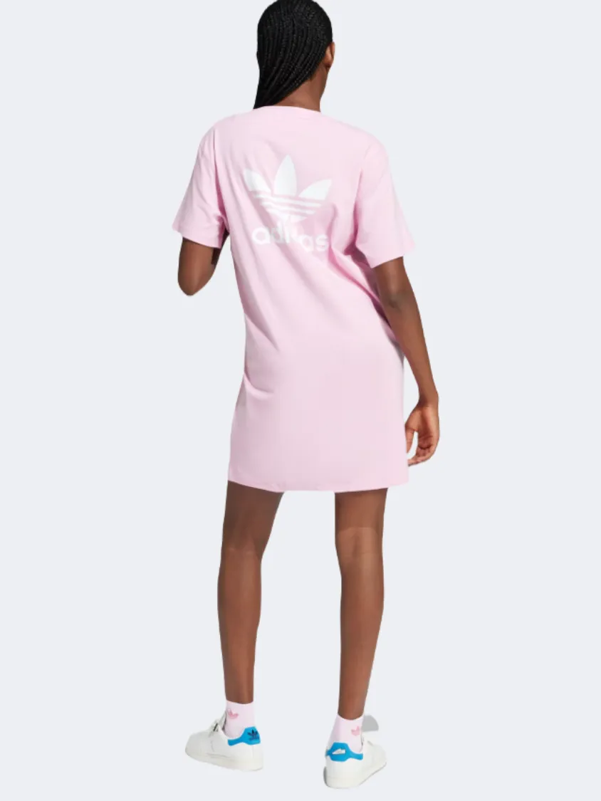 Adidas Trefoil Women Original Dress True Pink