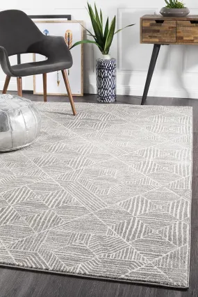 Aladdin Lina Contemporary Silver Rug