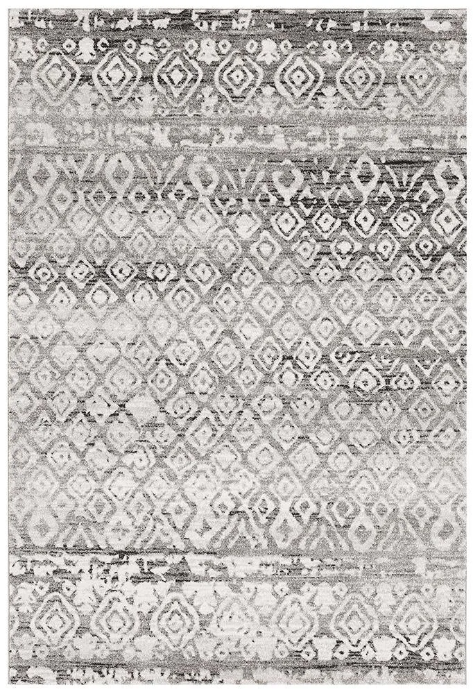 Aladdin Nawal Dark Grey Tribal Rug