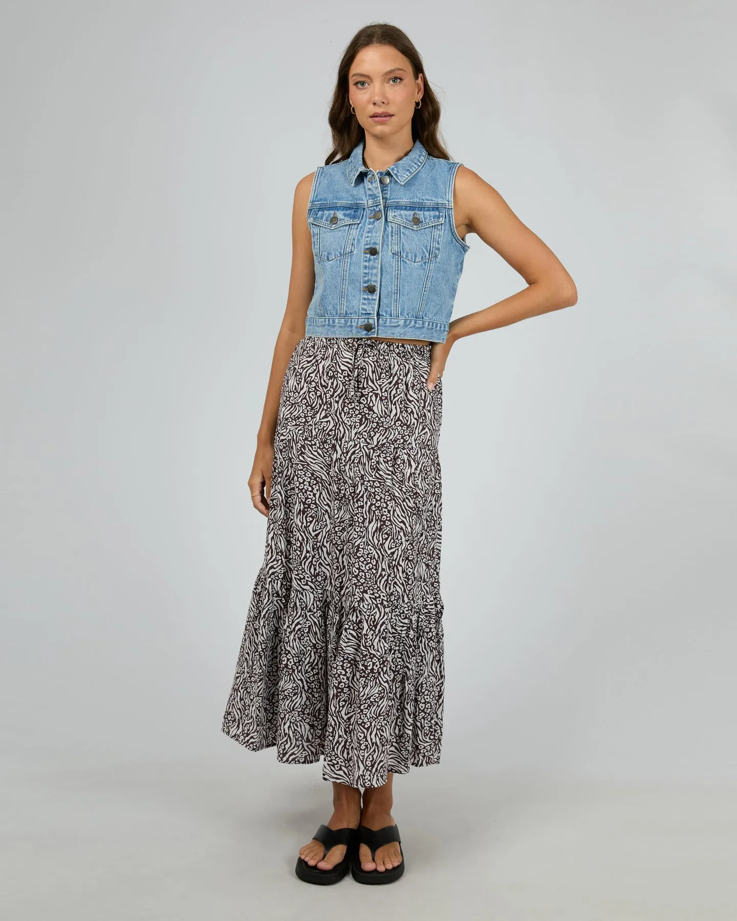 All About Eve Mika Maxi Skirt - Print