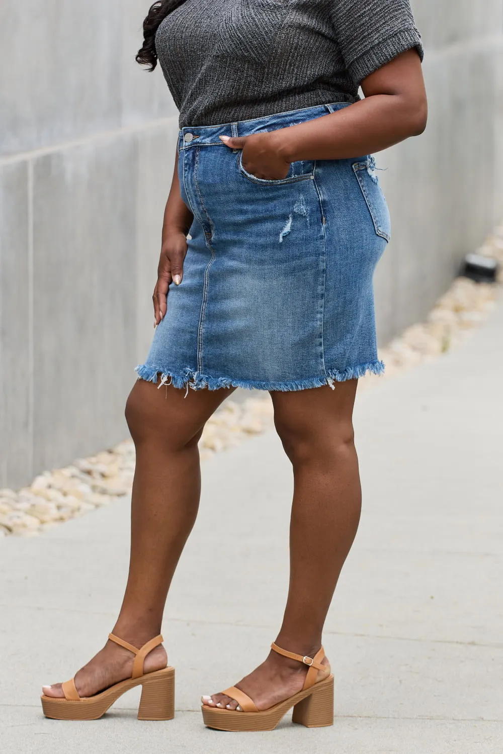 Amelia Denim Mini Skirt