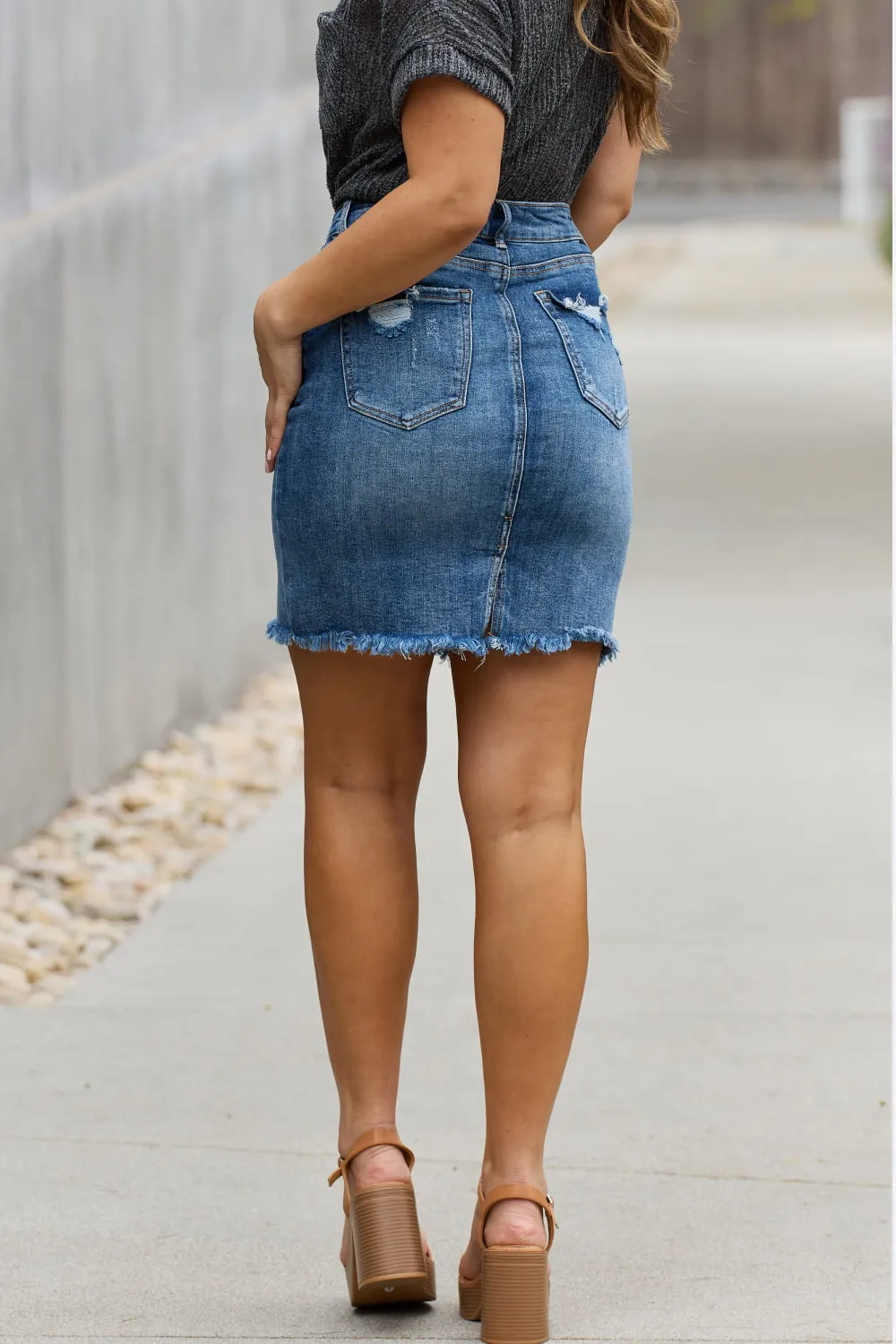 Amelia Denim Mini Skirt