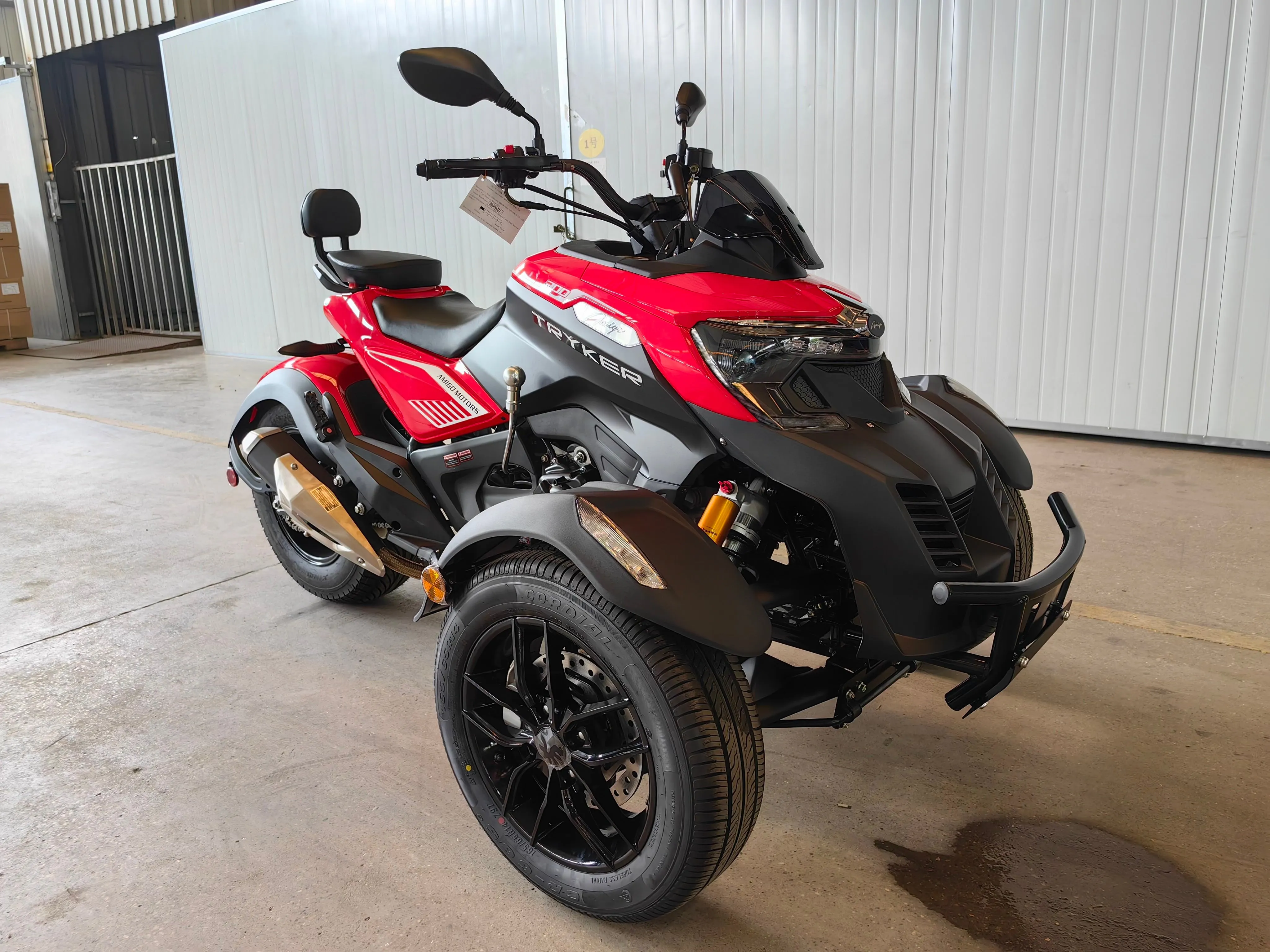 Amigo Tryker 300 EFI, and Disc Brakes, W/Reverse, 4 Stroke Street Legal, Automatic. CA Legal