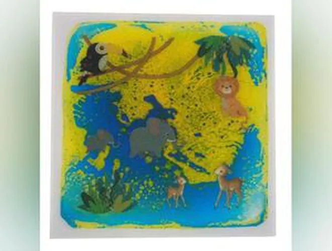 Animal Themed Liquid Floor Tiles Set of 4 - 30cm