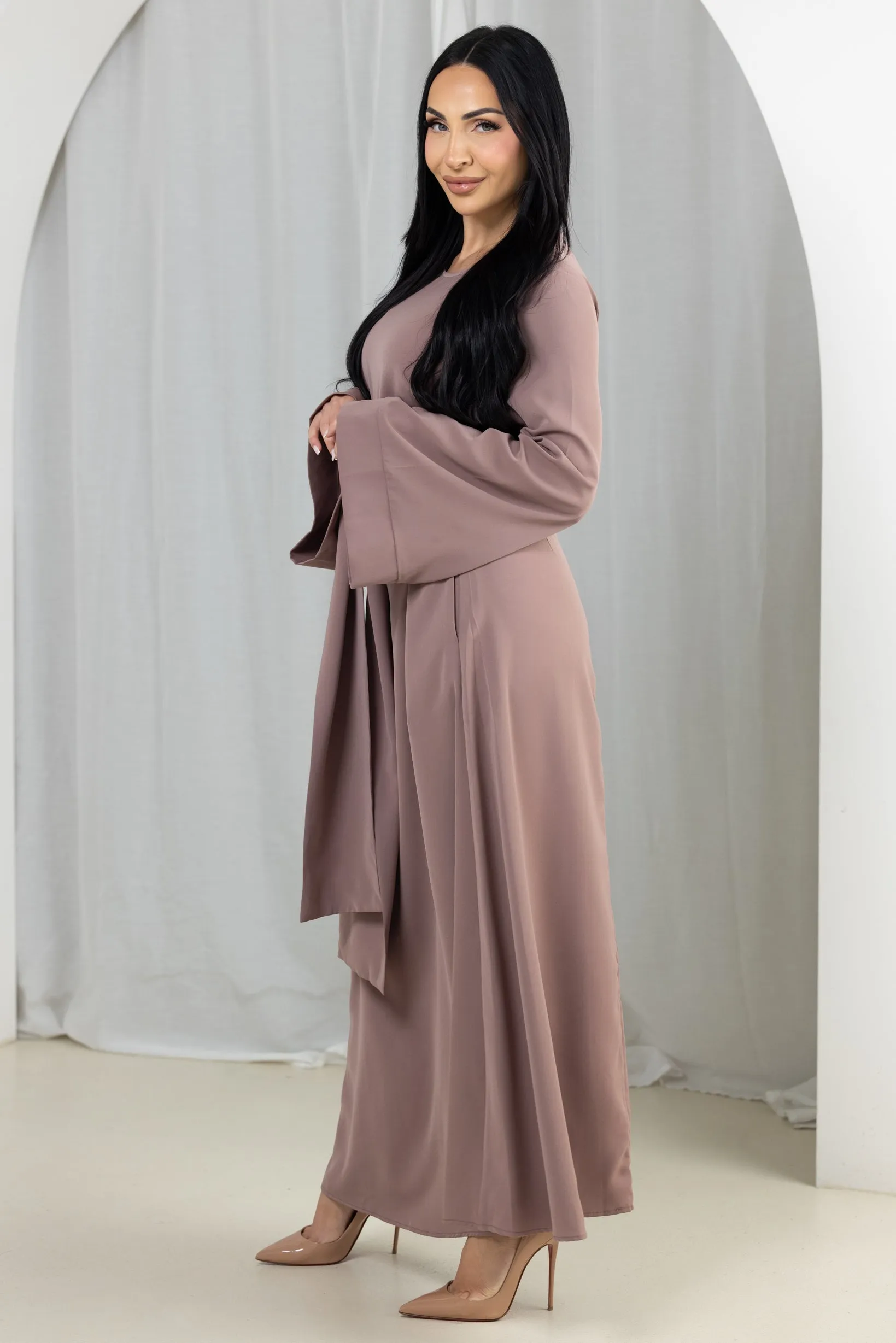 Areem Open Sleeve Abaya