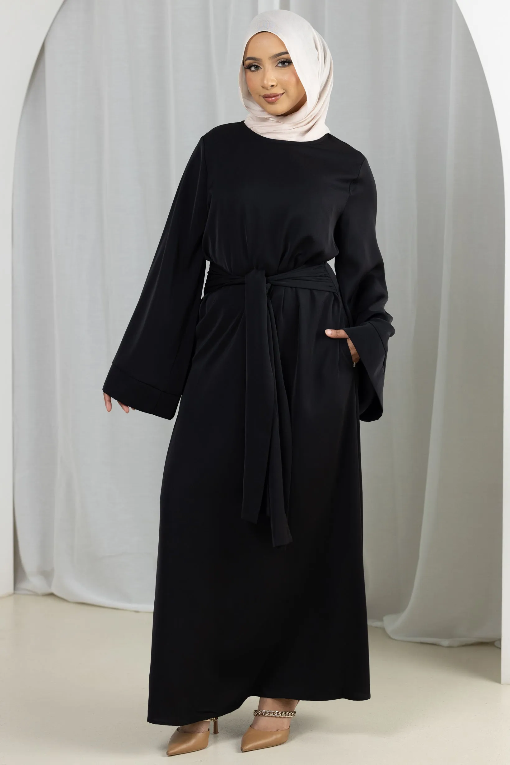 Areem Open Sleeve Abaya