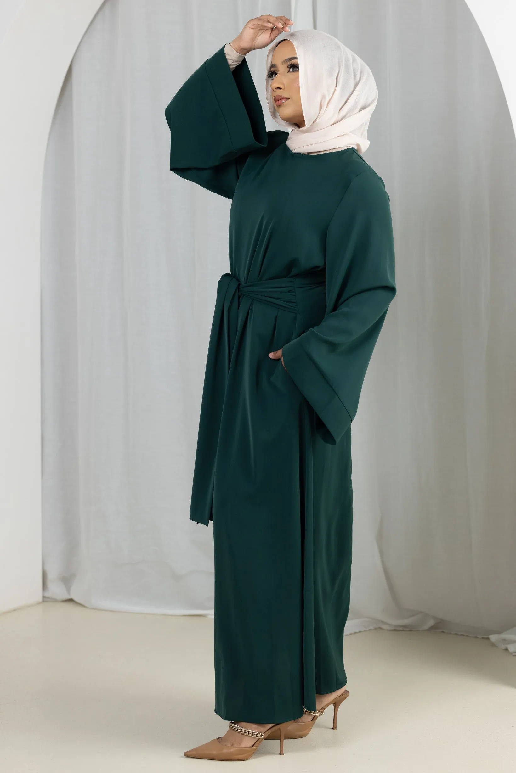 Areem Open Sleeve Abaya