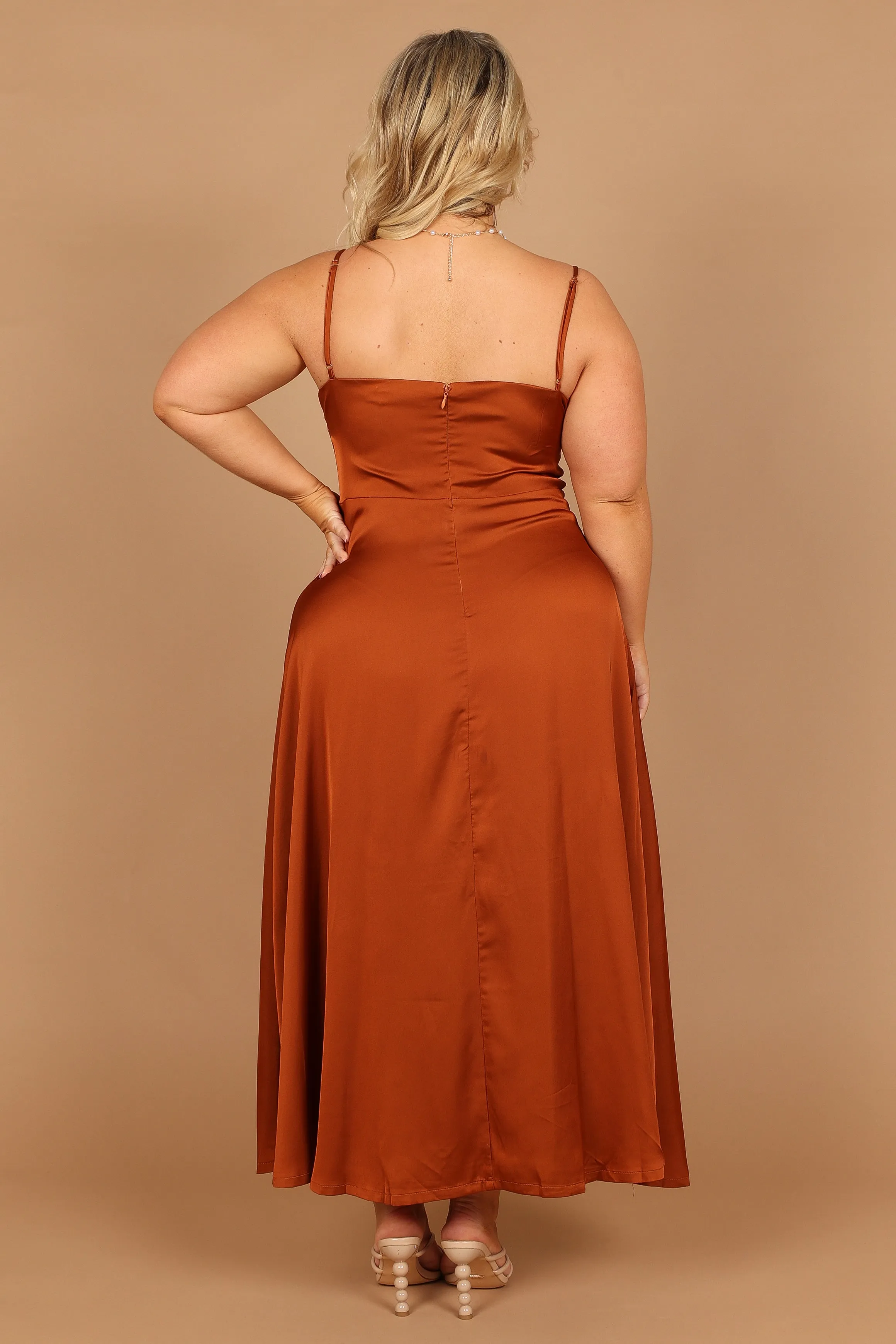 Ariel Dress - Rust