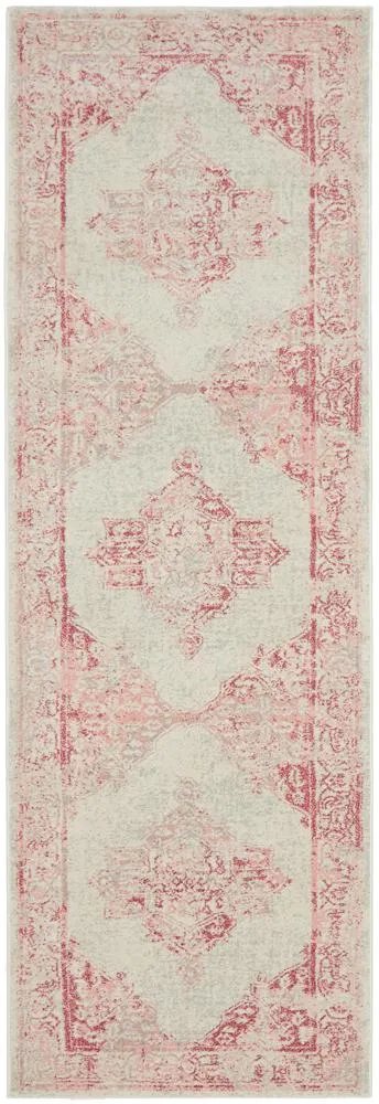 Arvin Power Loomed Rose Runner Rug