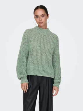 Astrid Life Raglan Knit - Iceberg Green