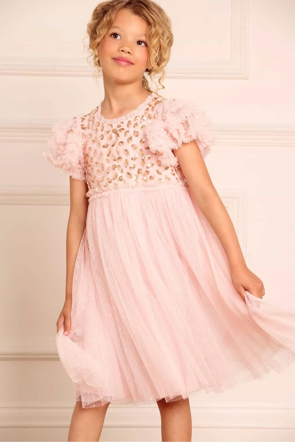 Autumn Leaves Bodice Kids Dress