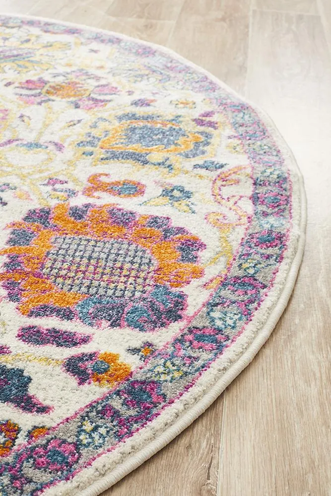 Babylon 206 Multi  Round Rug