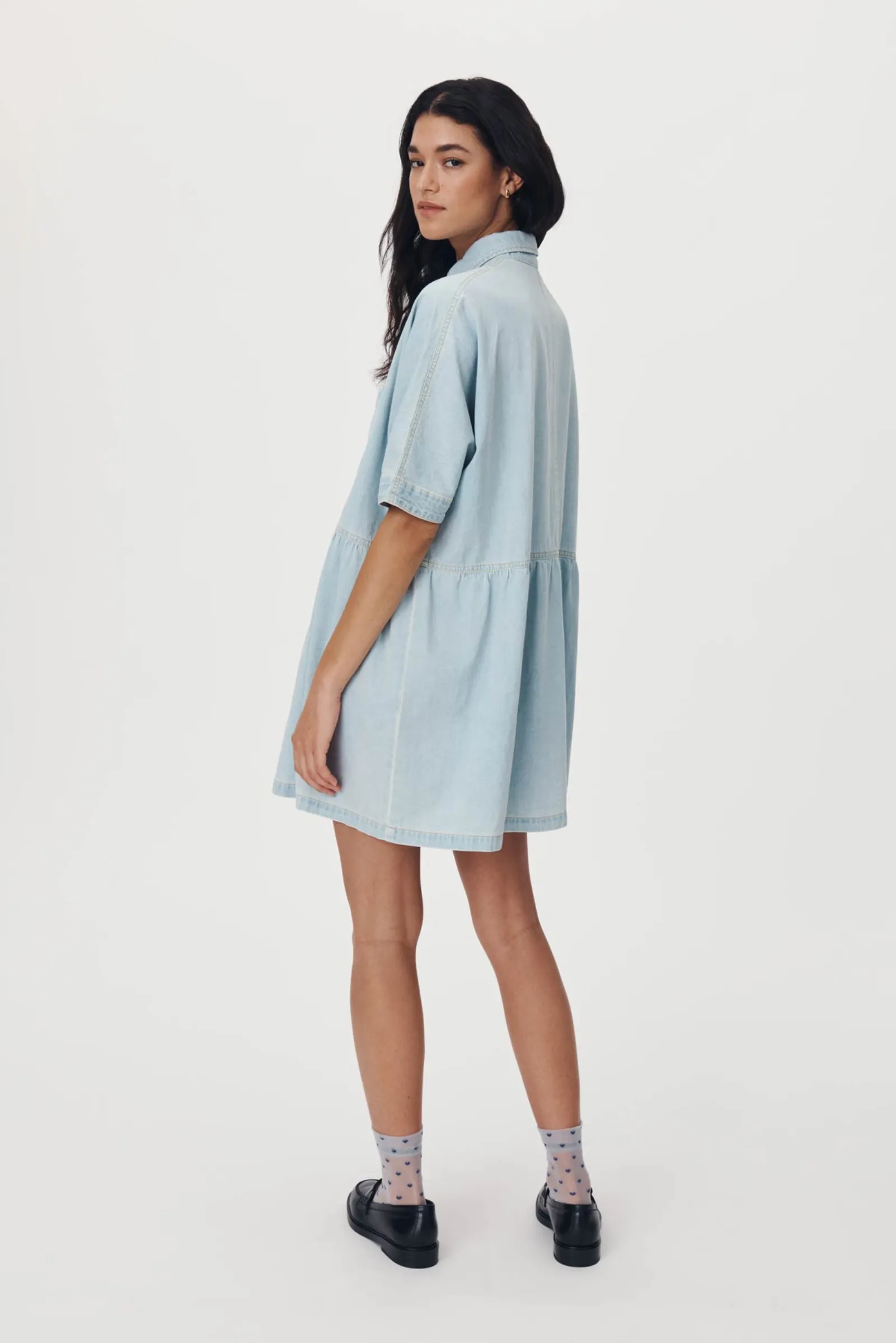 Bailey Denim Dress - Blue