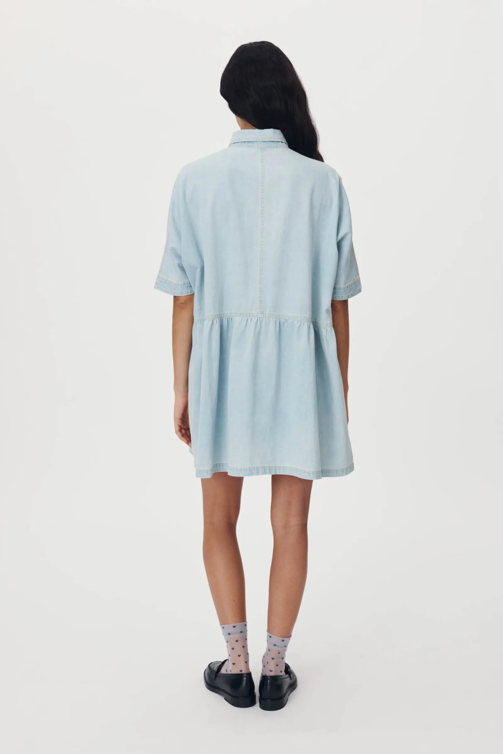 Bailey Denim Dress - Blue