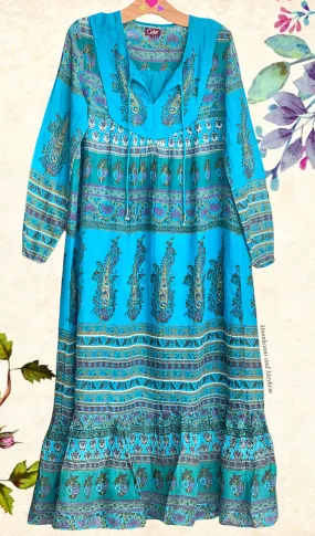 BEAUTIFUL KAMALA BOHEMIAN MAXI DRESS S - XXL