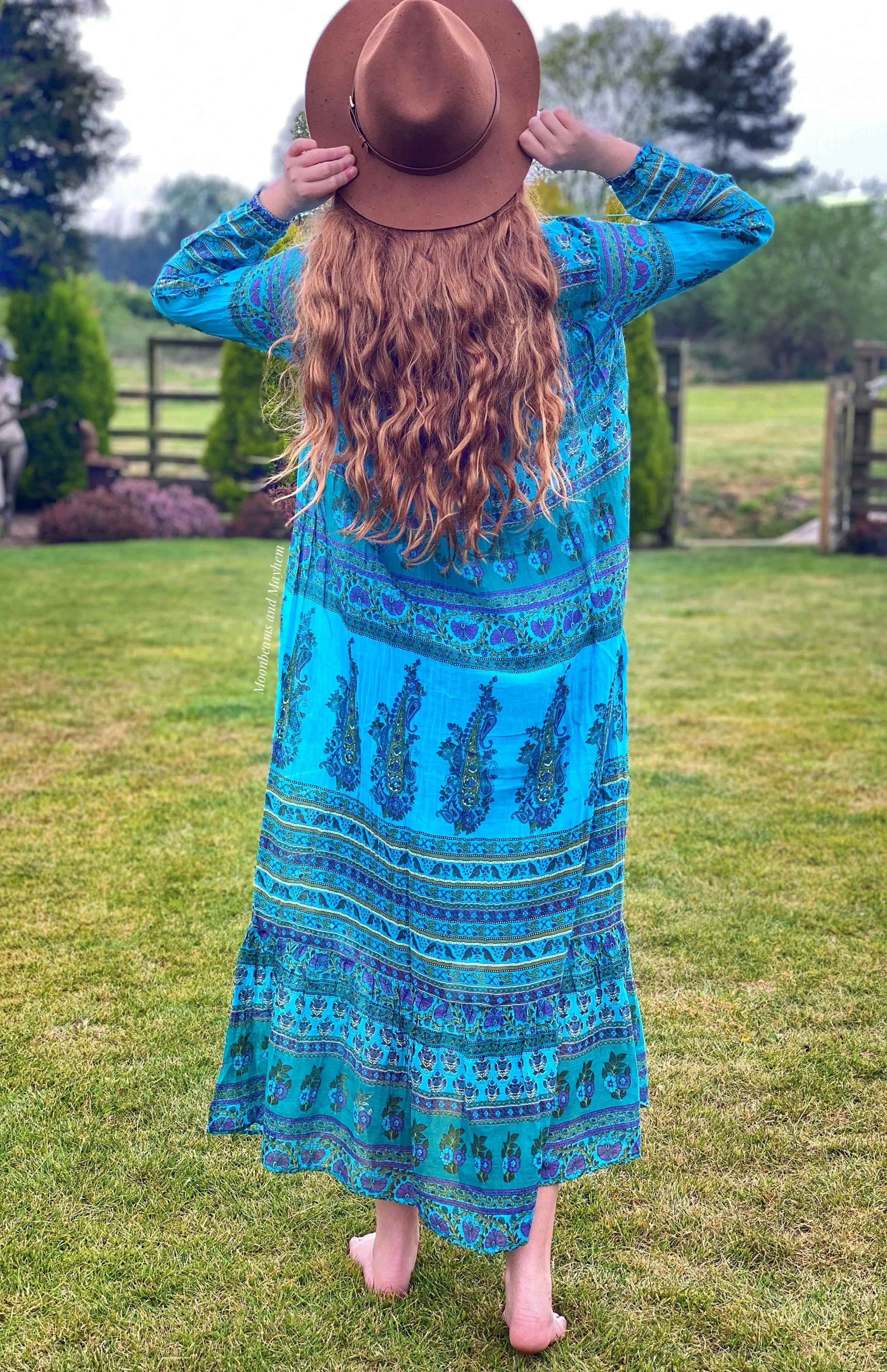 BEAUTIFUL KAMALA BOHEMIAN MAXI DRESS S - XXL