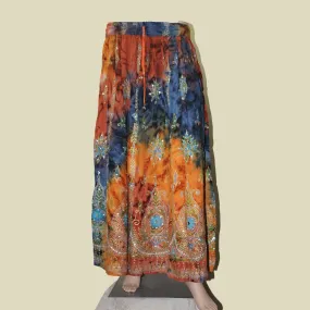 Beautiful Tie Dye Long Skirt