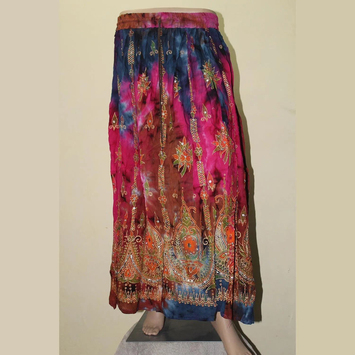 Beautiful Tie Dye Long Skirt