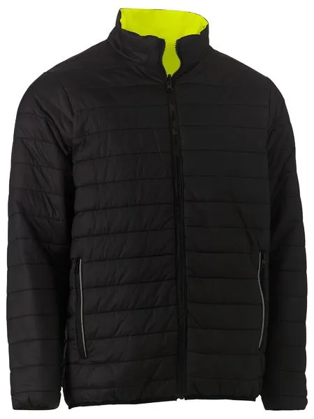 Bisley Taped Hi Vis Reversible Puffer Jacket (BJ6350HT)