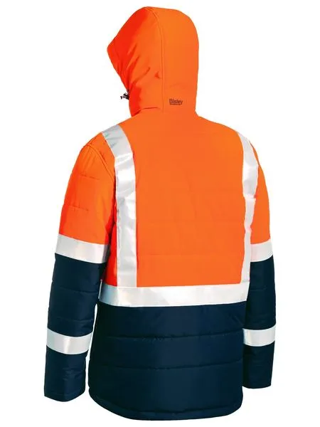 Bisley Taped Two Tone Hi Vis Puffer Jacket(BJ6929HT)