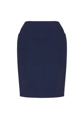 Biz Corporates Womens Bandless Pencil Skirt 20717