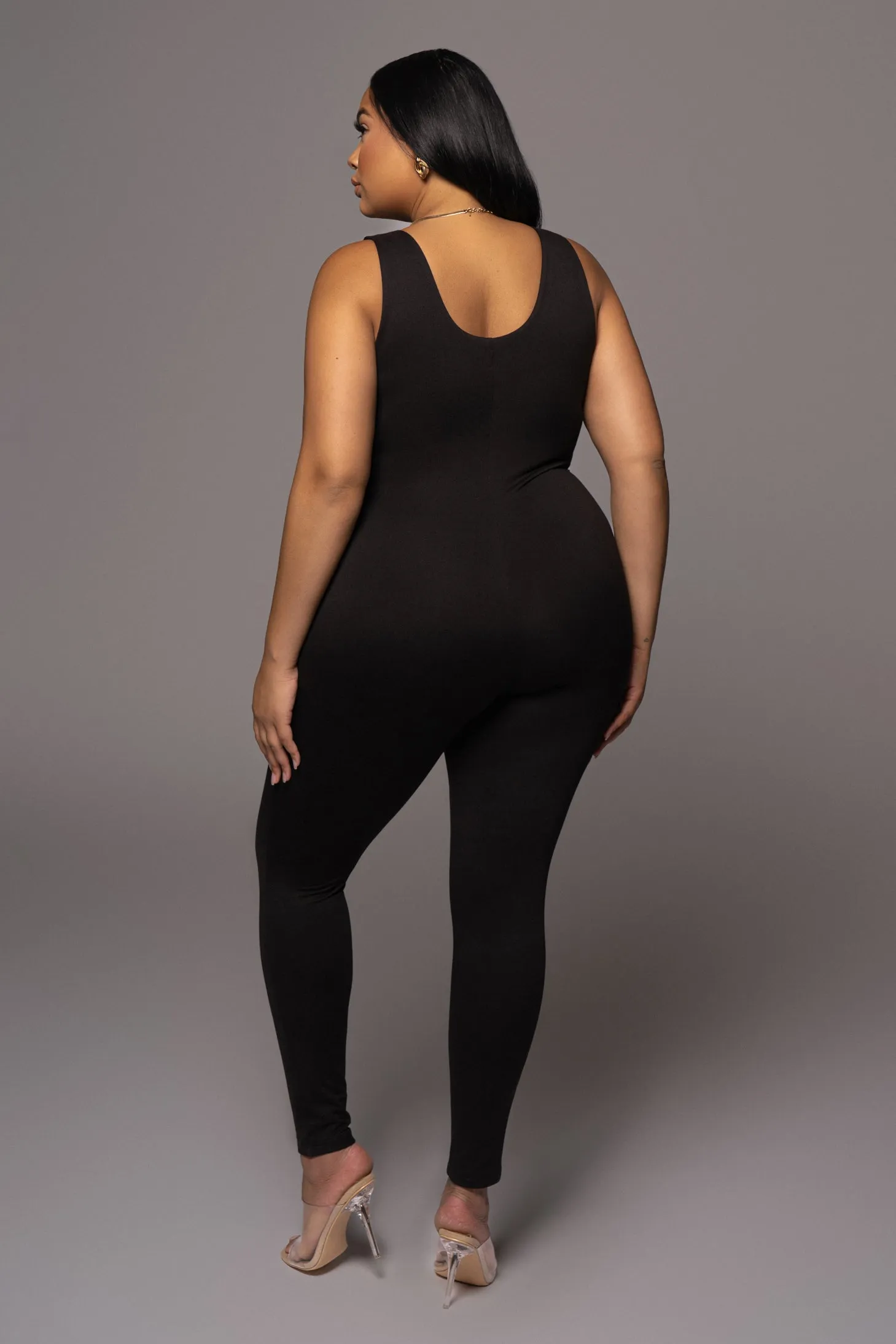 Black Alo Double Layer Jumpsuit