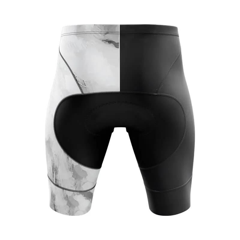 Black and White Wolf (V1) Shorts & Pants