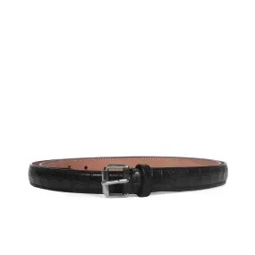 Black Antique Look Buckle Belt