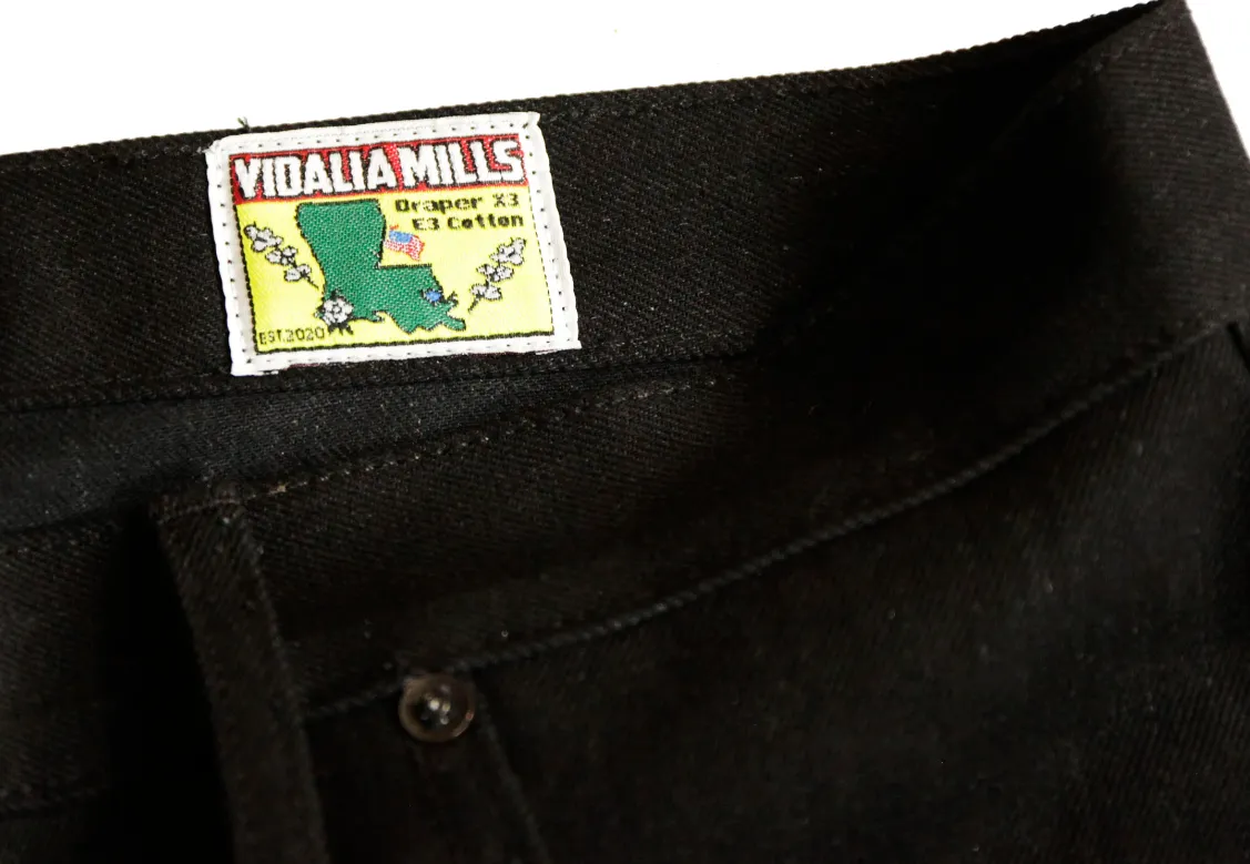 Black Maria Atlas Vidalia Mills 14 oz Indigo Raw Denim