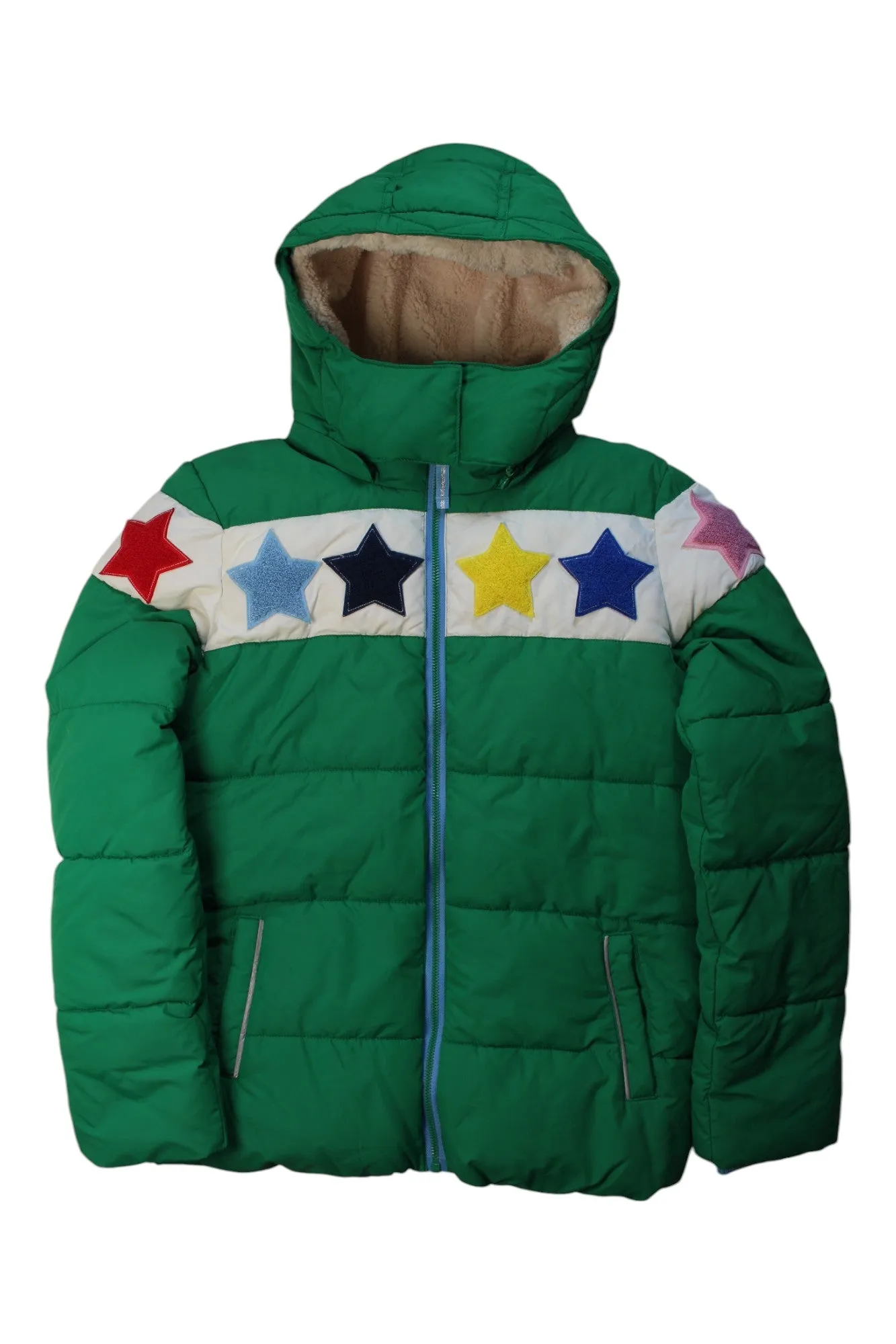 Boden Star Puffer Coat, Size 13-14Y