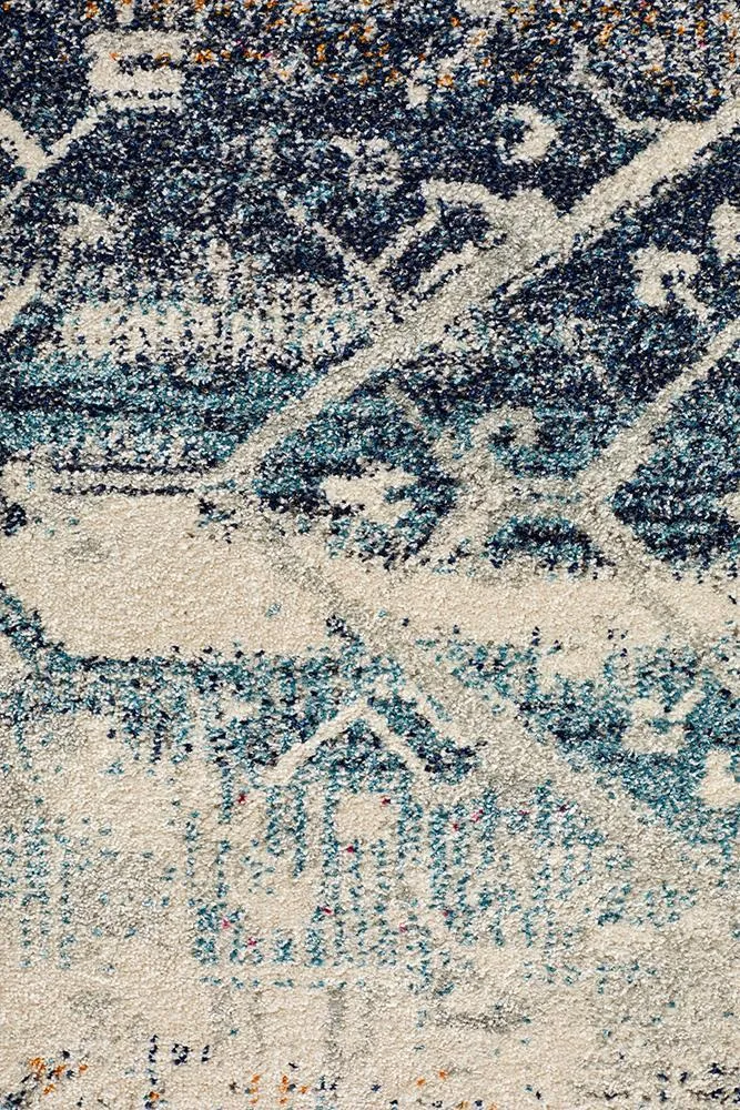 Boho Vintage Erika Blue Rug