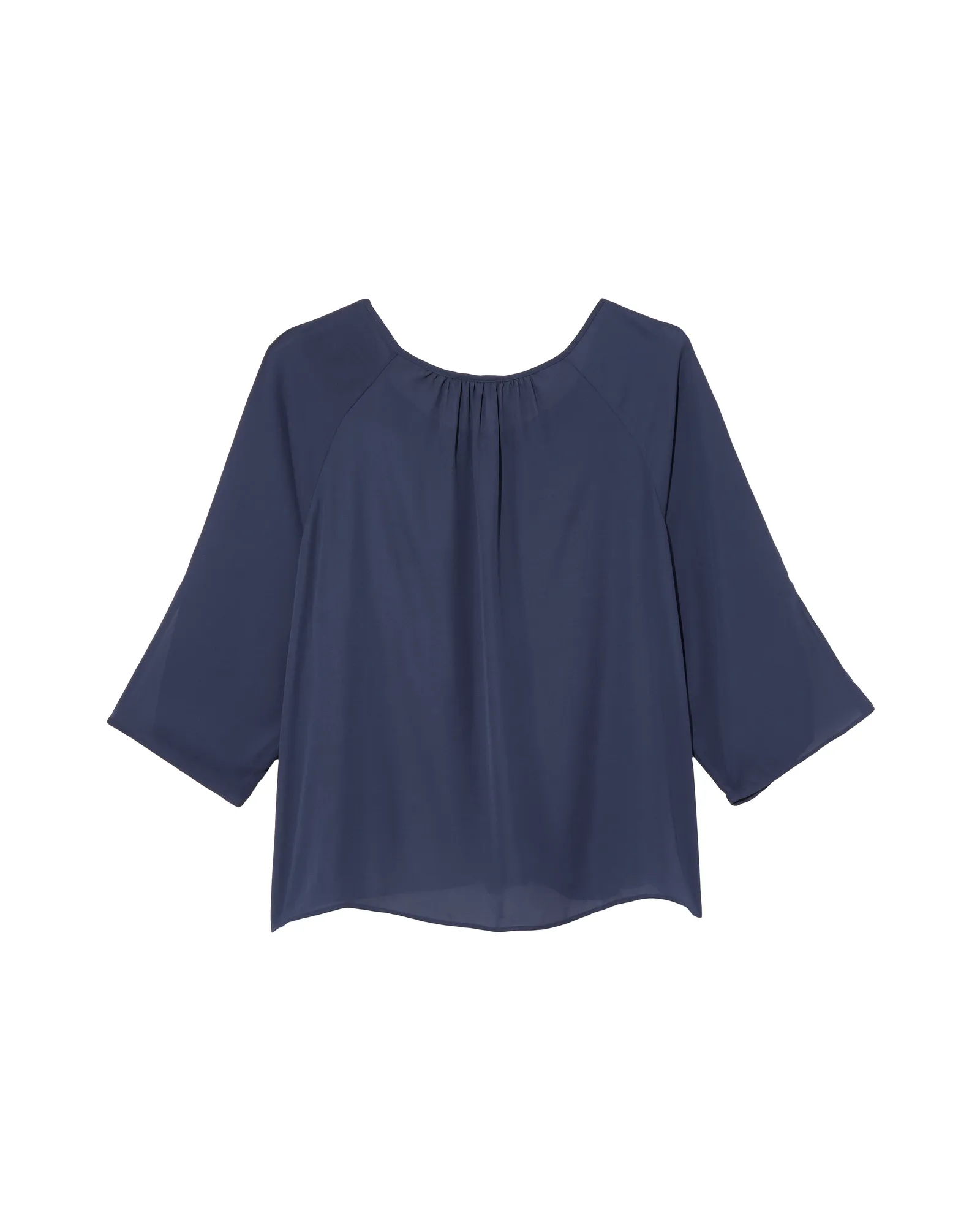 Bradie Flare Sleeve Blouse with Sleeve Accents | Royal Blue