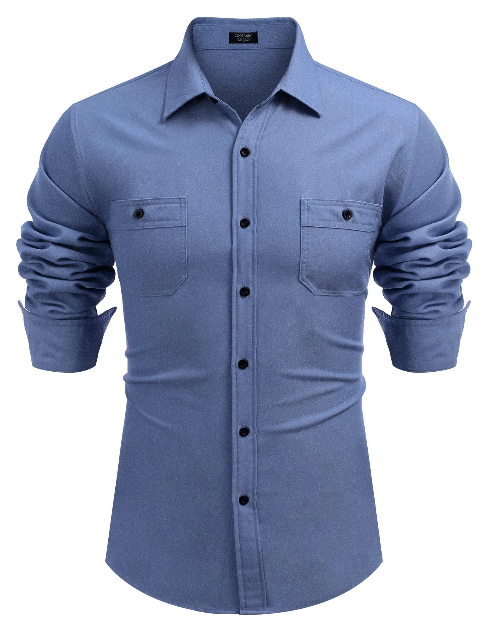 Button Down Long Sleeve Chambray Shirt (US Only)