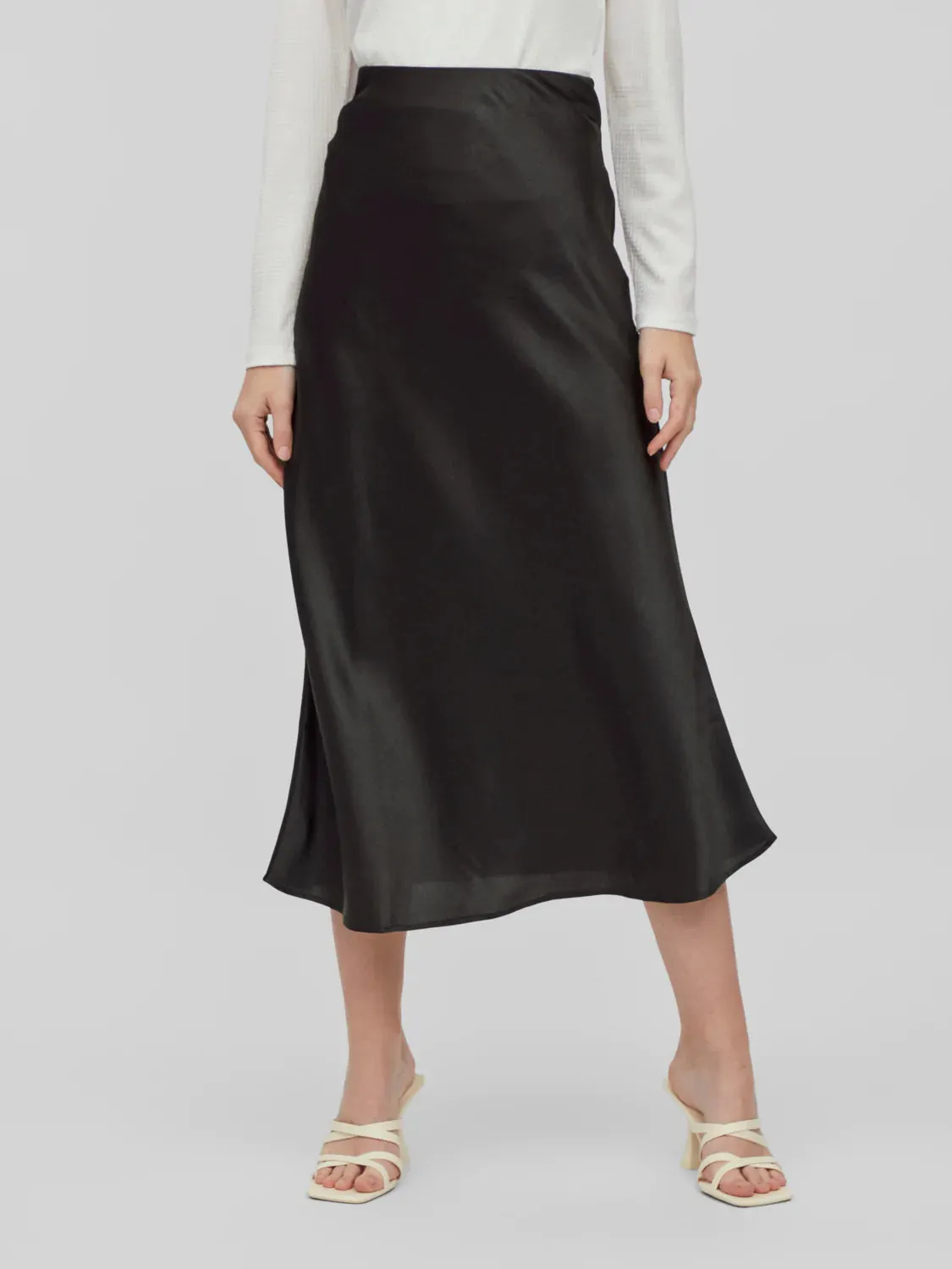 Chadya High Waisted Skirt (Black)