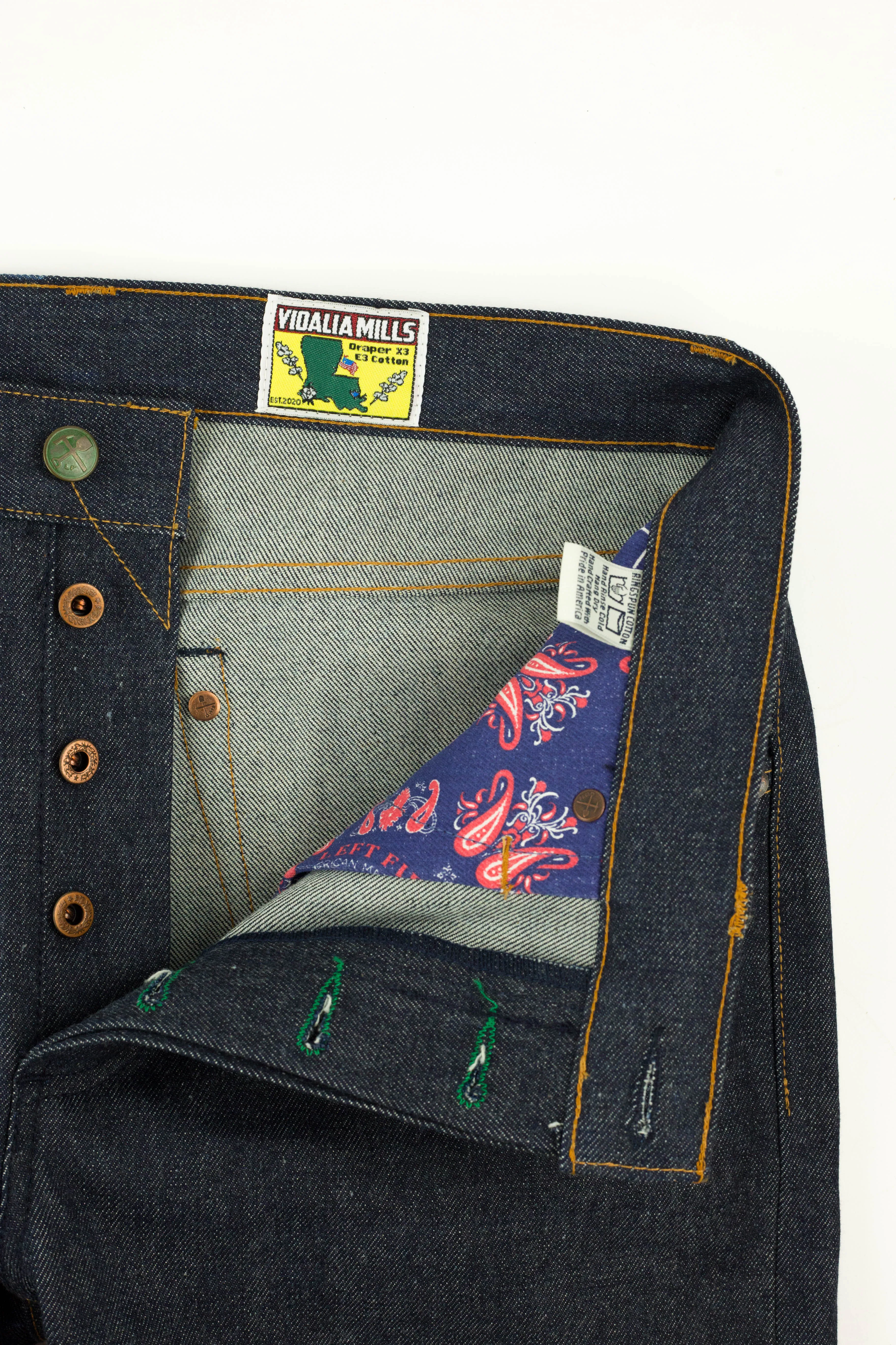 Chelsea Vidalia Mills 14 oz Indigo Selvedge