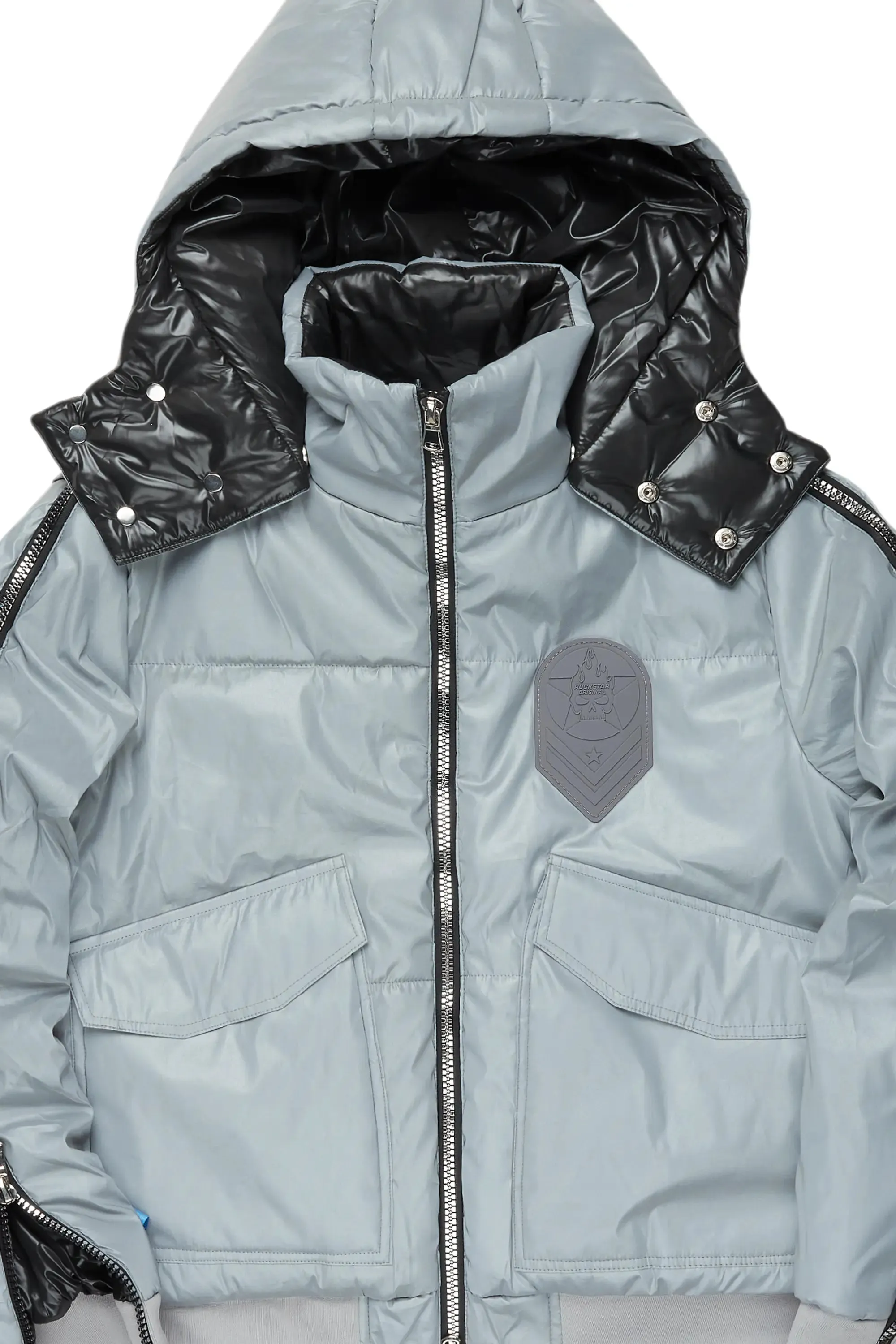 Chin Reflective Puffer Jacket