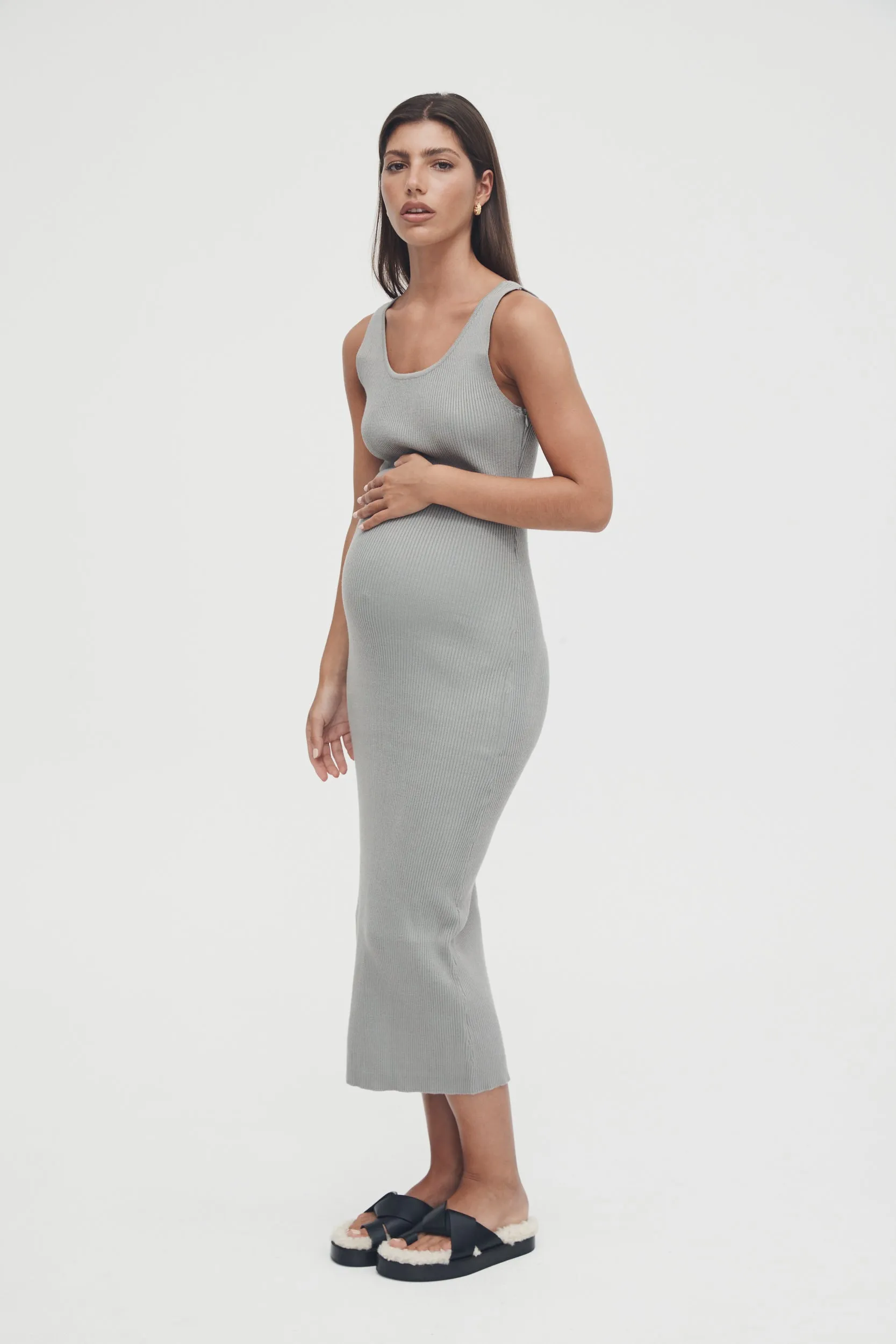 Coastline Knit Dress II (Washed Sage)